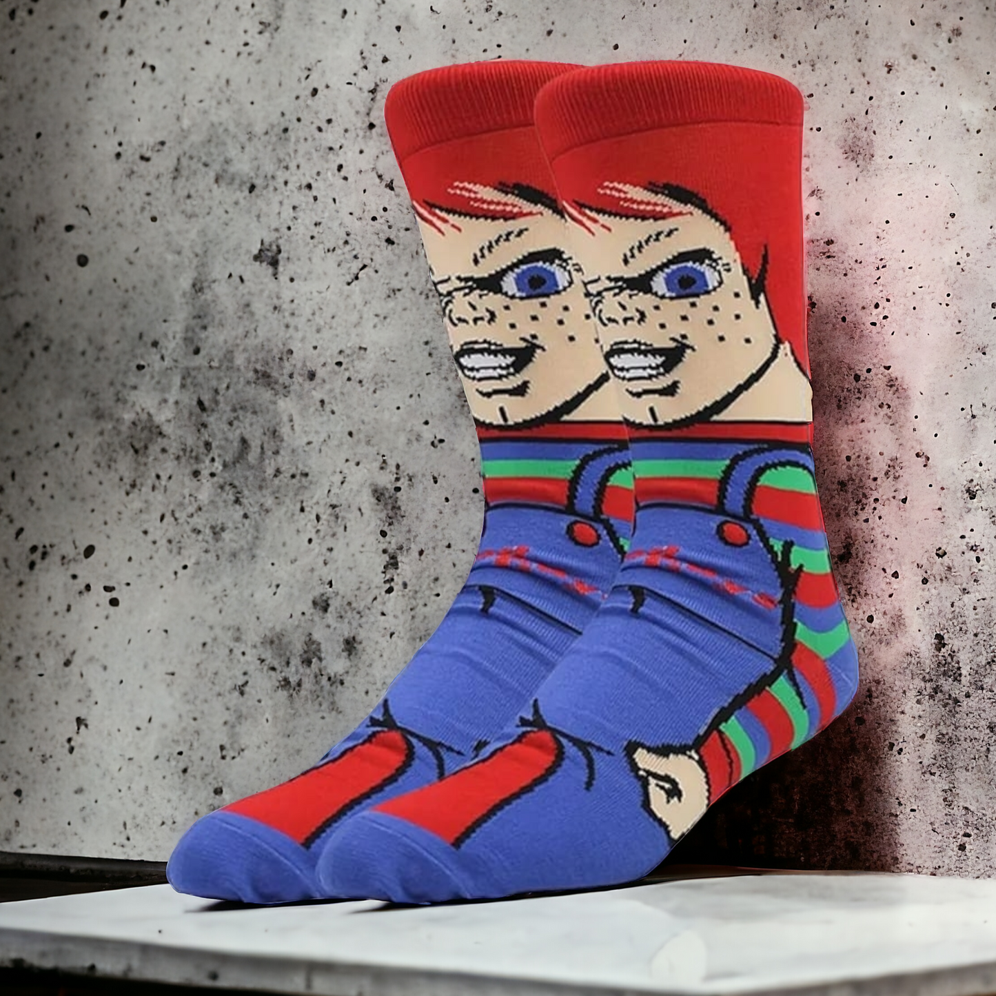 Chucky-Inspired Socks - Step into Horror