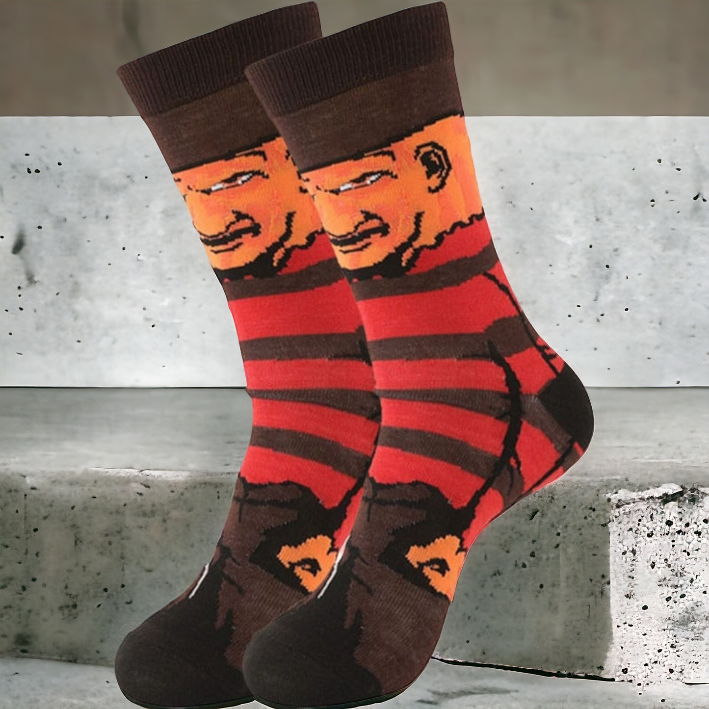 Freddy Krueger Character Socks – Perfect for Horror Fans