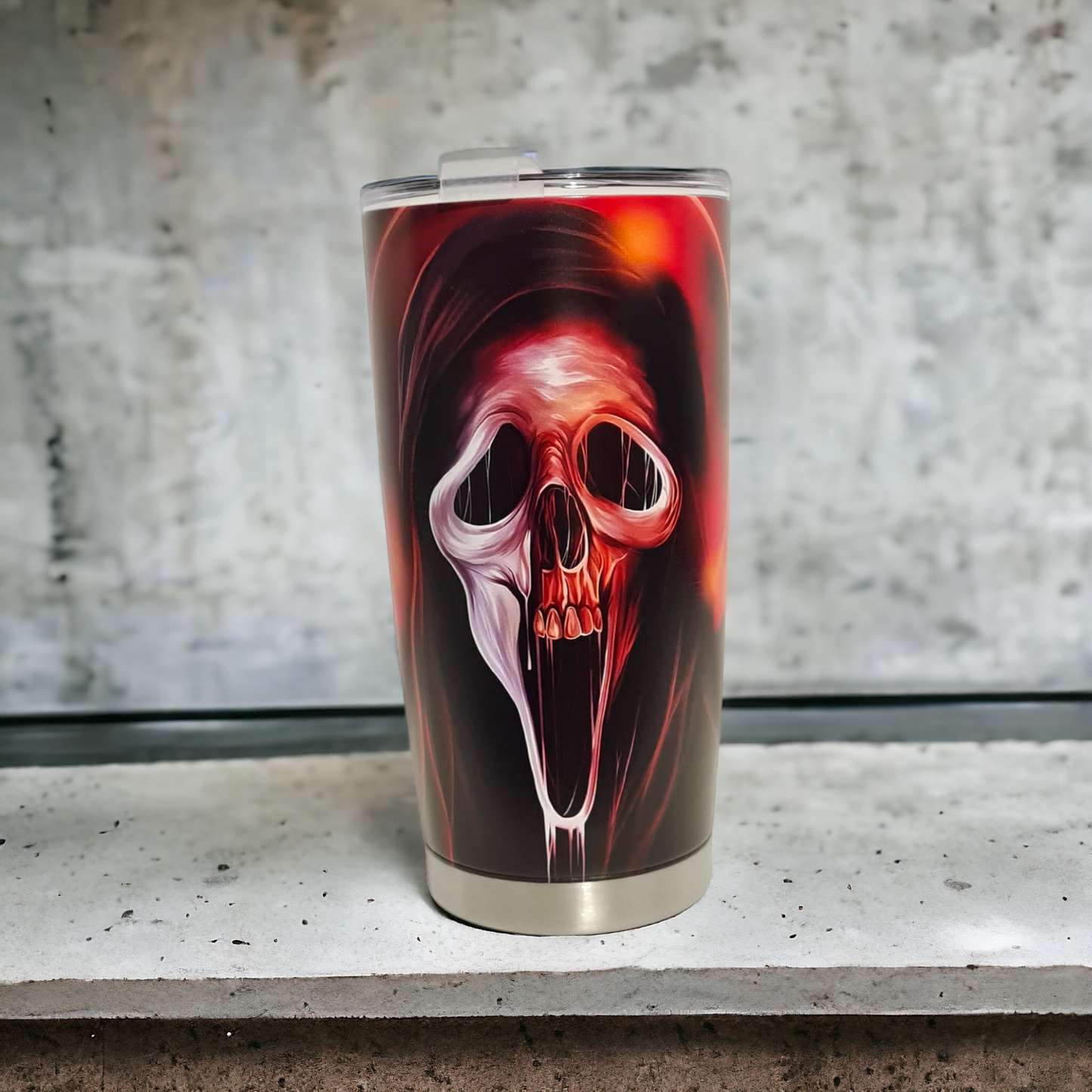 Scream Inspired 20oz Tumbler – A Chillingly Stylish Drinkware for Horror Fans