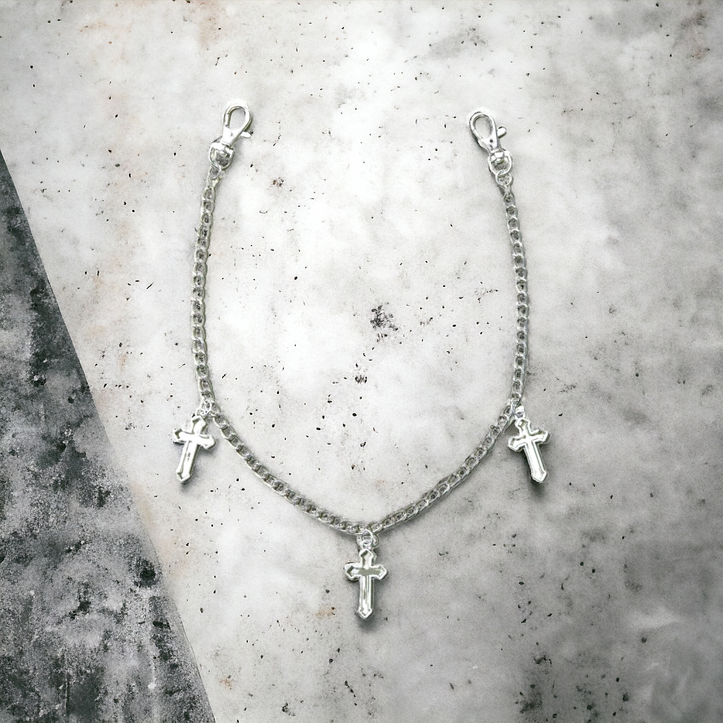 Goth Cross Charm Trouser/Pant Chain - Enhance Your Alternative Style