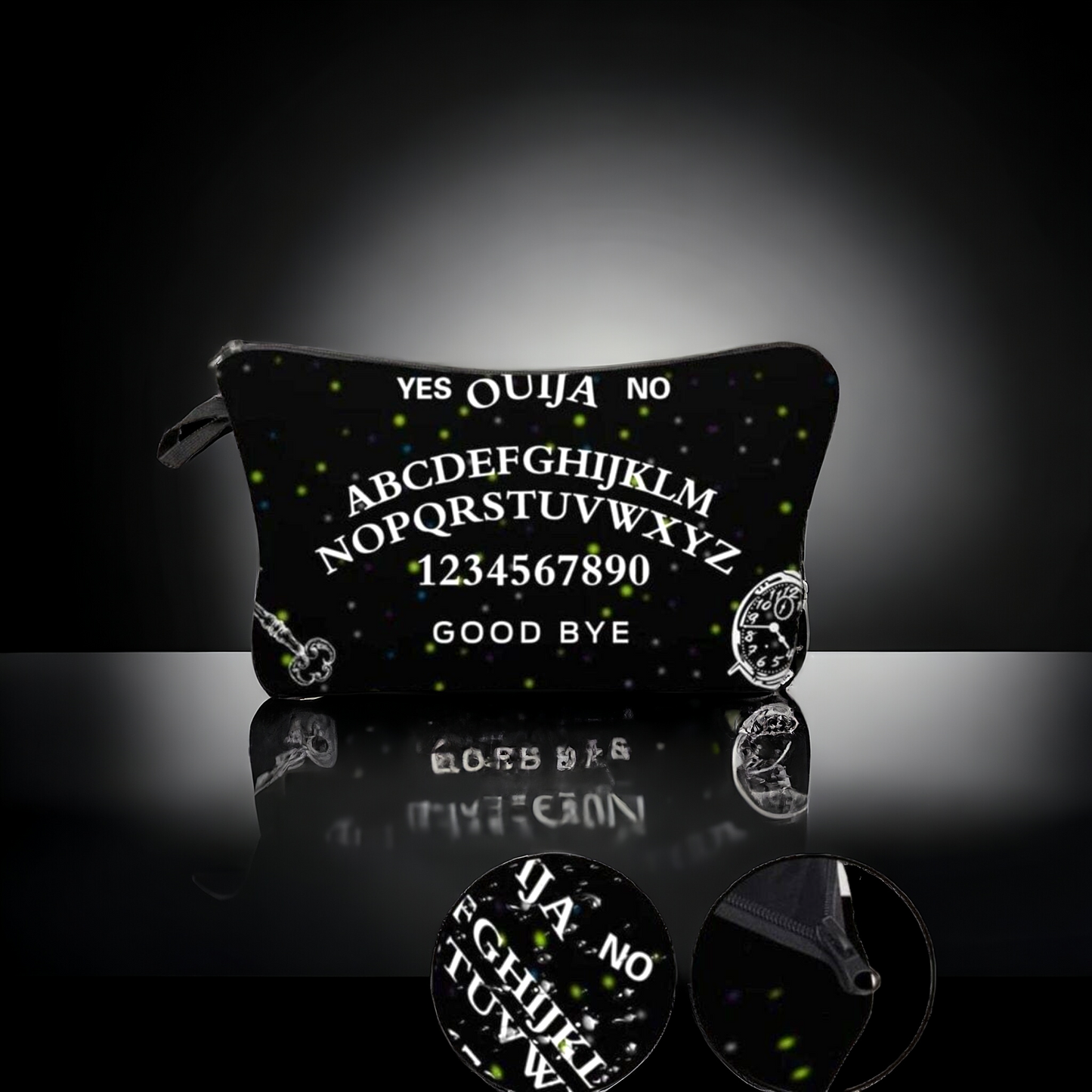 Ouija Bag Zip-Up Makeup/Pencil Case - Designed For Fans Of The Occult