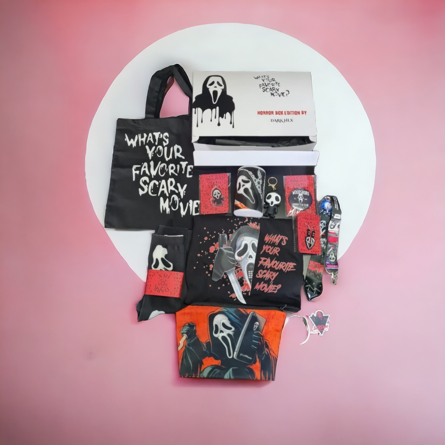 Scream Inspired Gift Set with Personalized Gift Note – The Ultimate Horror Fan Gift