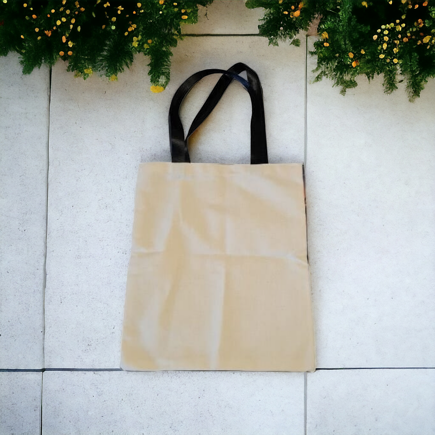 Handmade Tim Burton-Inspired Large Canvas Tote Bag - Reflecting Elements From His Beloved Films