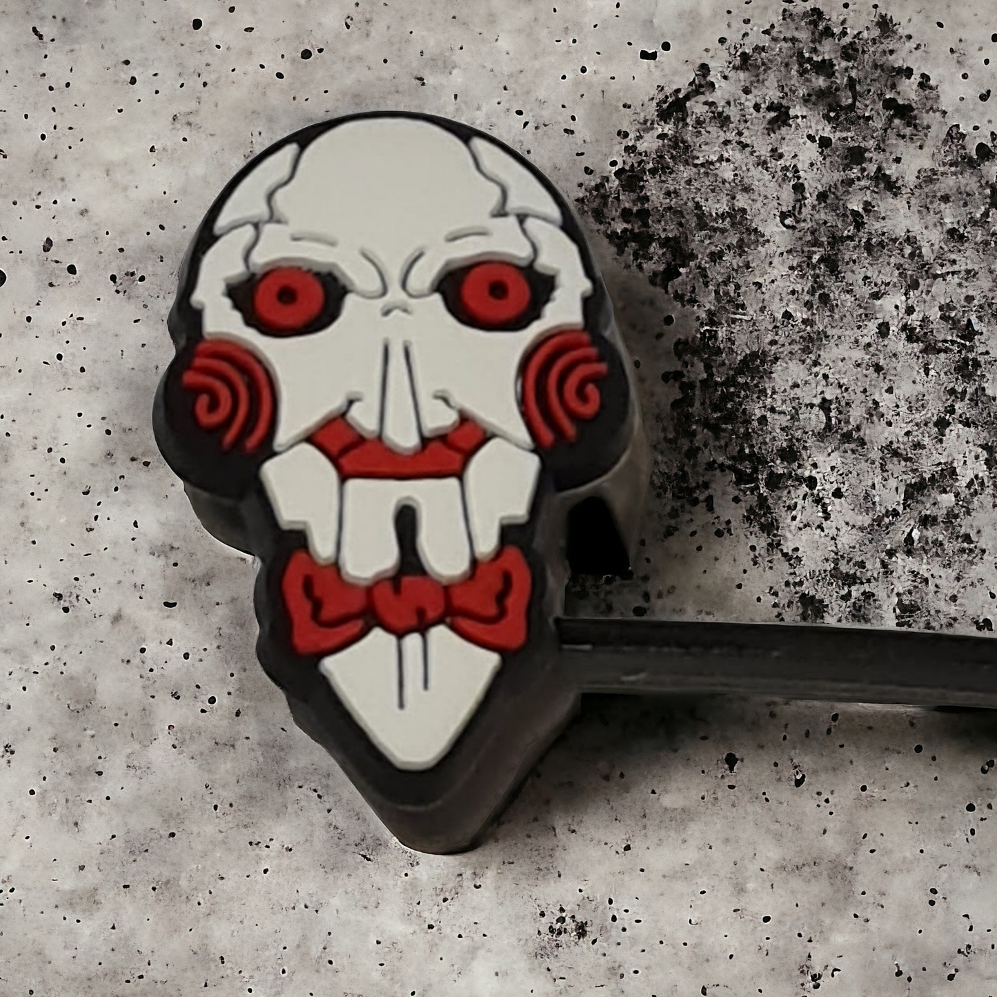 Jigsaw Straw Topper, Inspired By The Iconic Villain