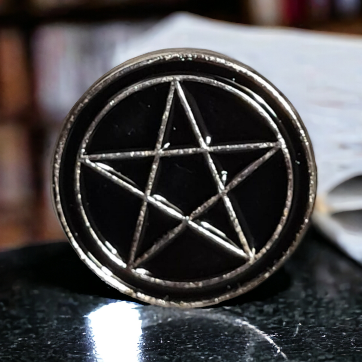Pentagram Pin Badge - Designed For Lovers Of Edgy And Mystical Aesthetics