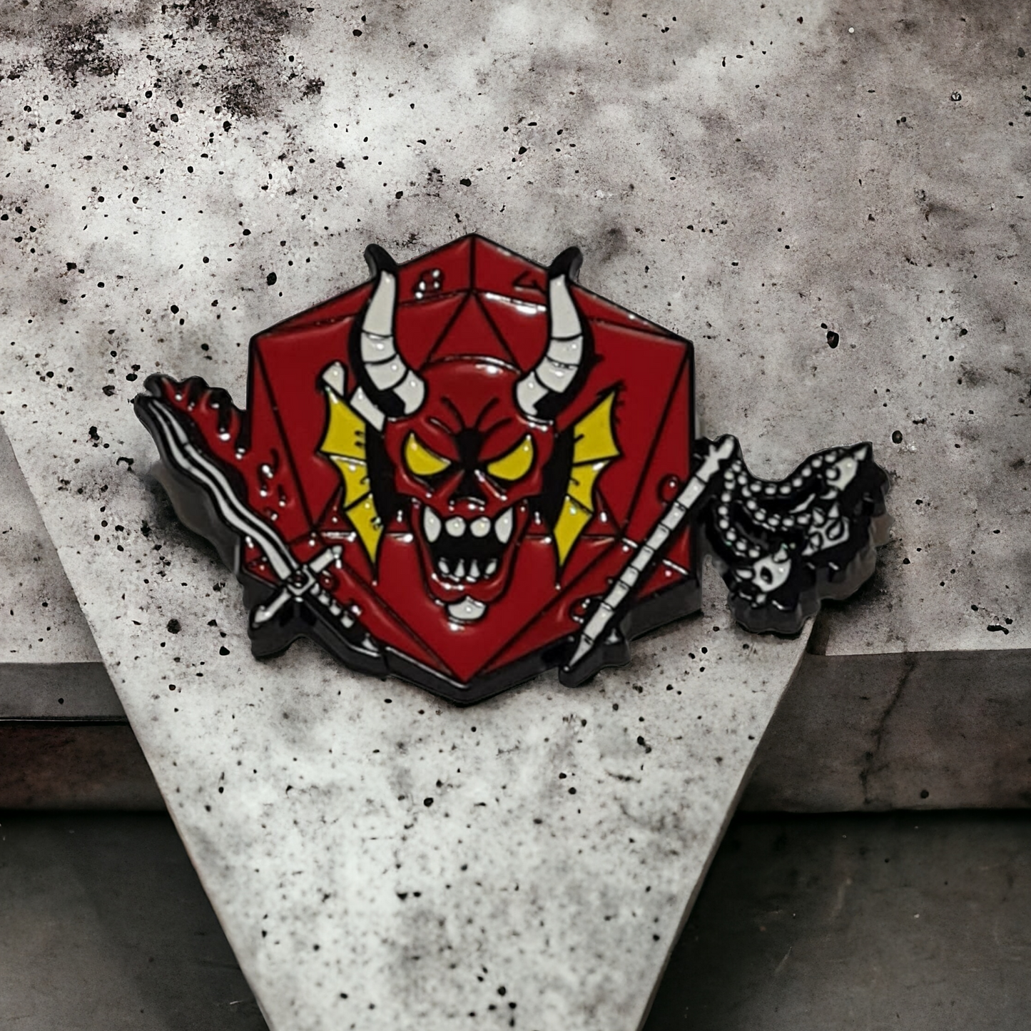 Hellfire Club Enamel Pin Badge - Devilish Designed
