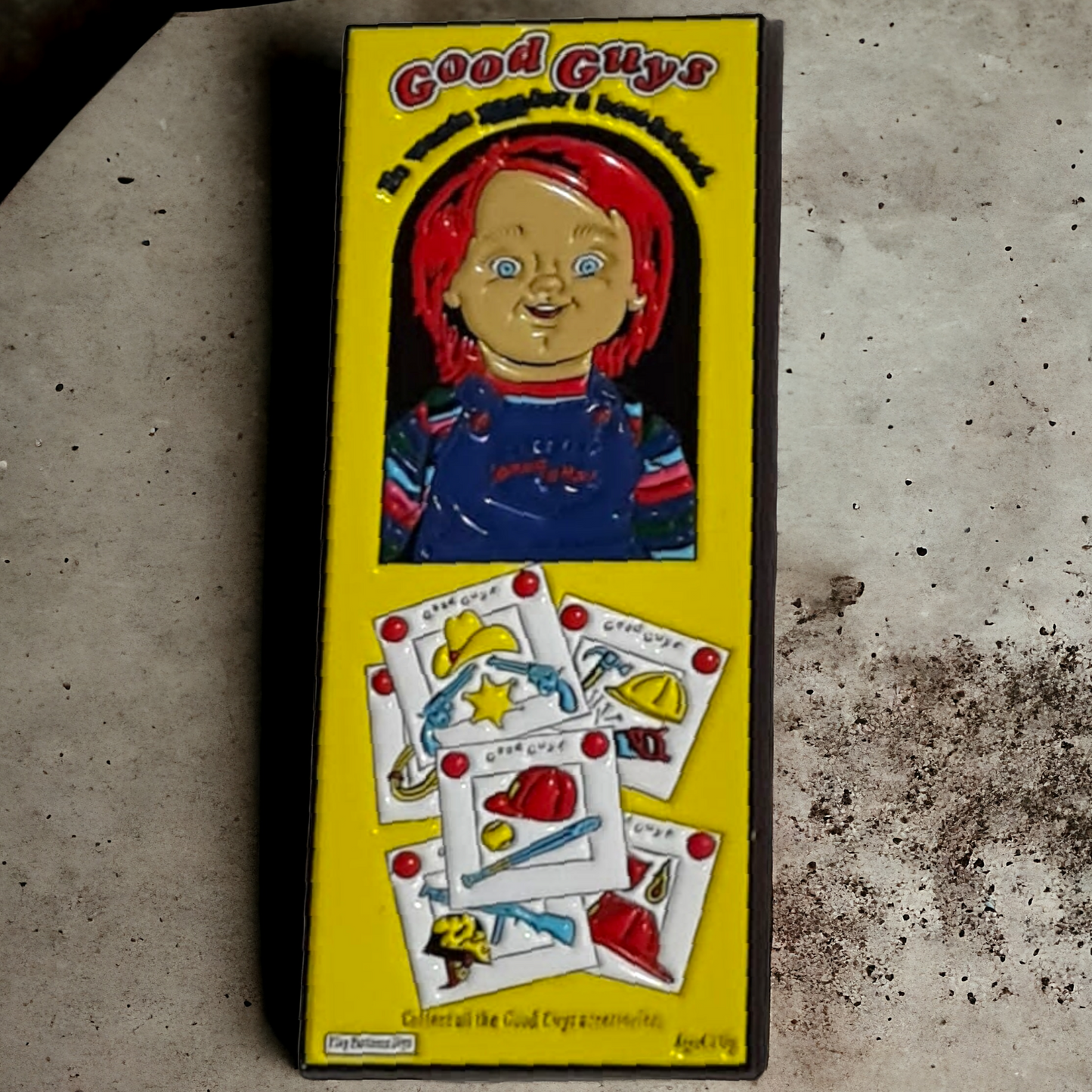 Chucky Good Guys Badge - Captures The Essence Of The Infamous Good Guys Doll