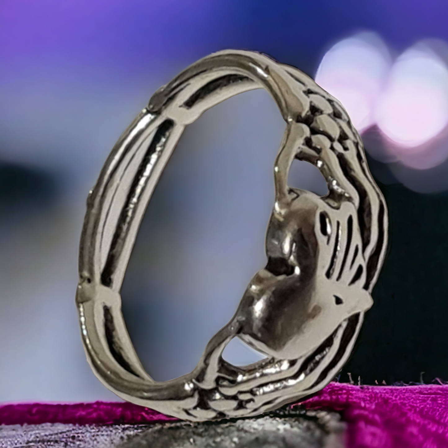 Set Of 3 Gothic Style Rings - Edgy And Gothic Aesthetics