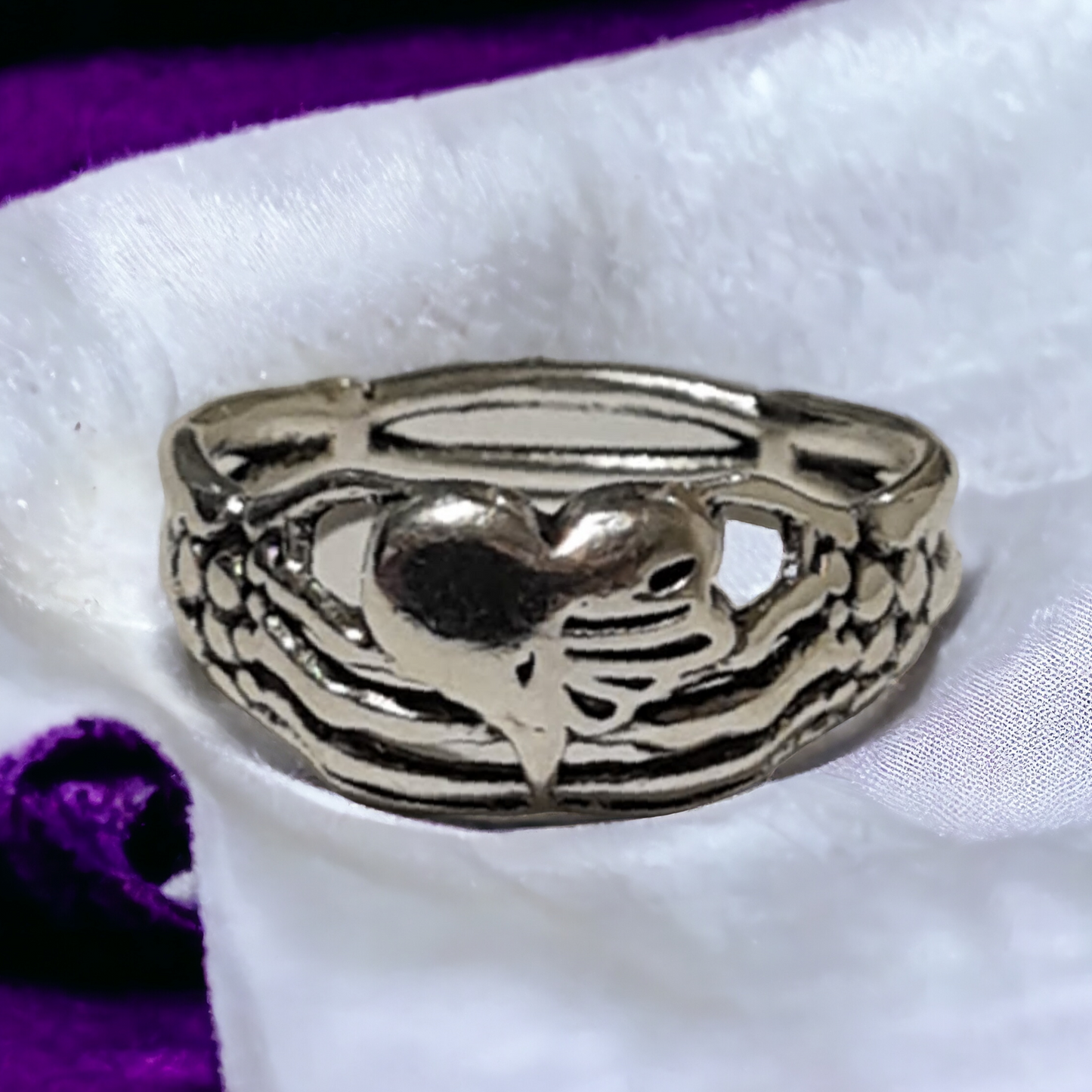 Set Of 3 Gothic Style Rings - Edgy And Gothic Aesthetics