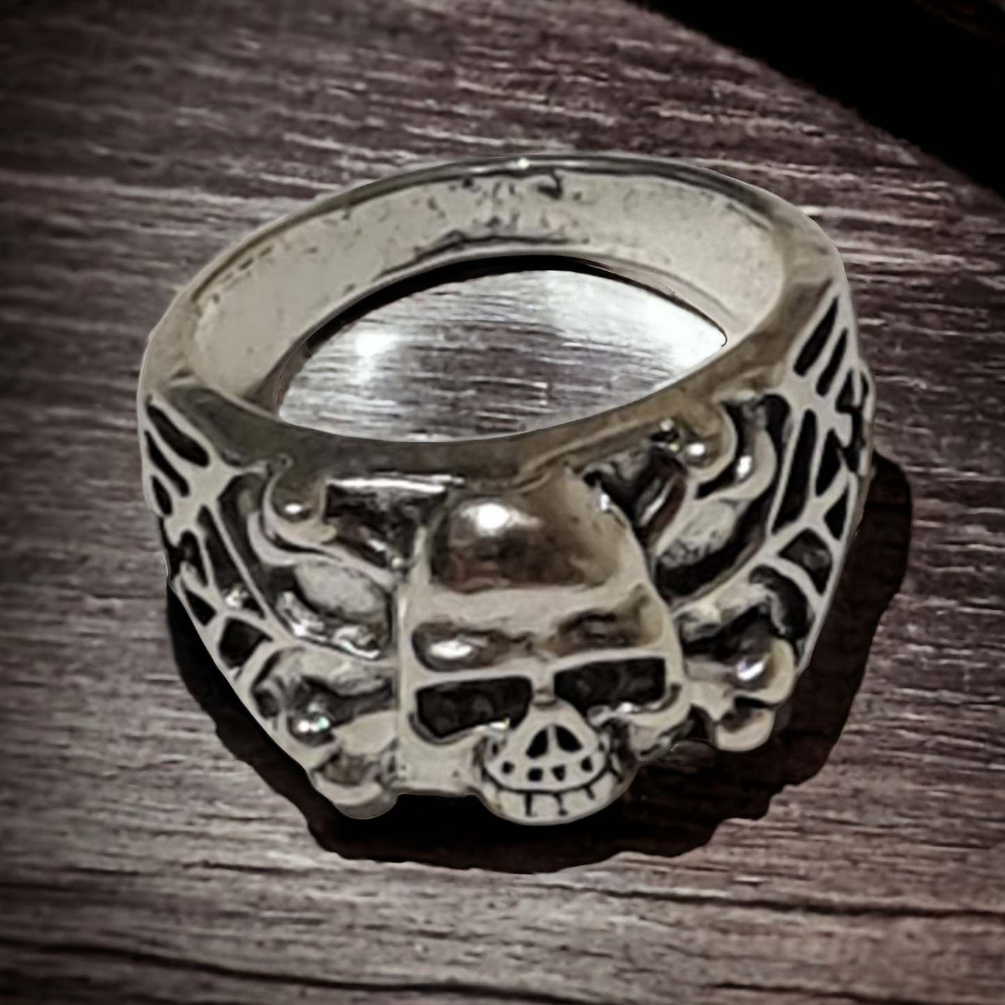 Set Of 3 Gothic Style Rings - Edgy And Gothic Aesthetics
