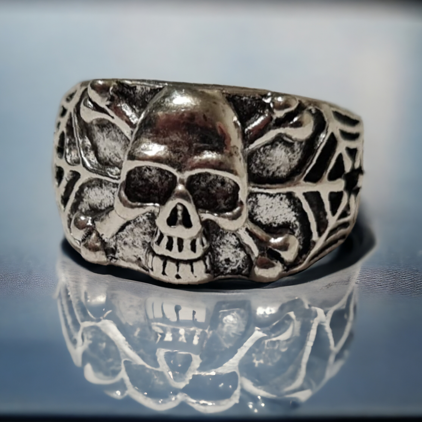 Set Of 3 Gothic Style Rings - Edgy And Gothic Aesthetics