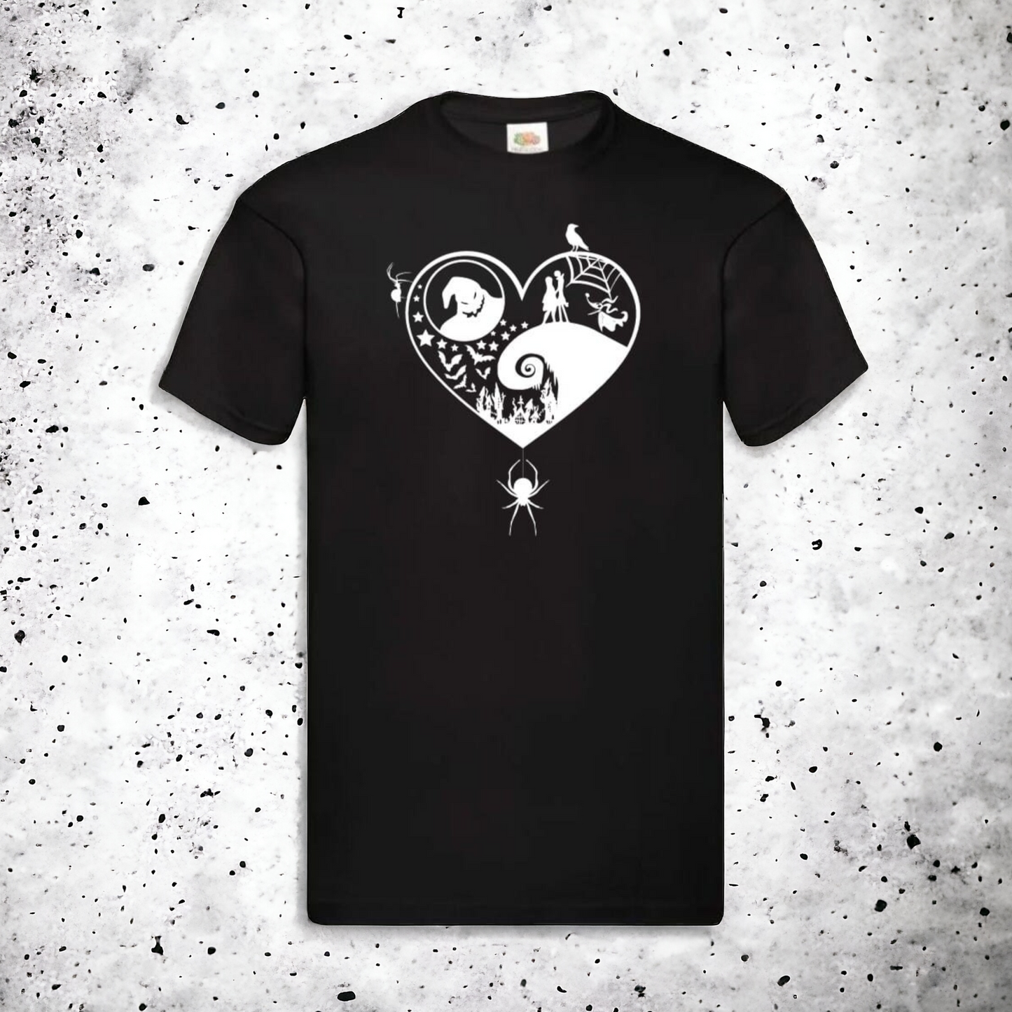 NBC Heart Inspired T-Shirt - Embrace the Spirit of Halloween Town