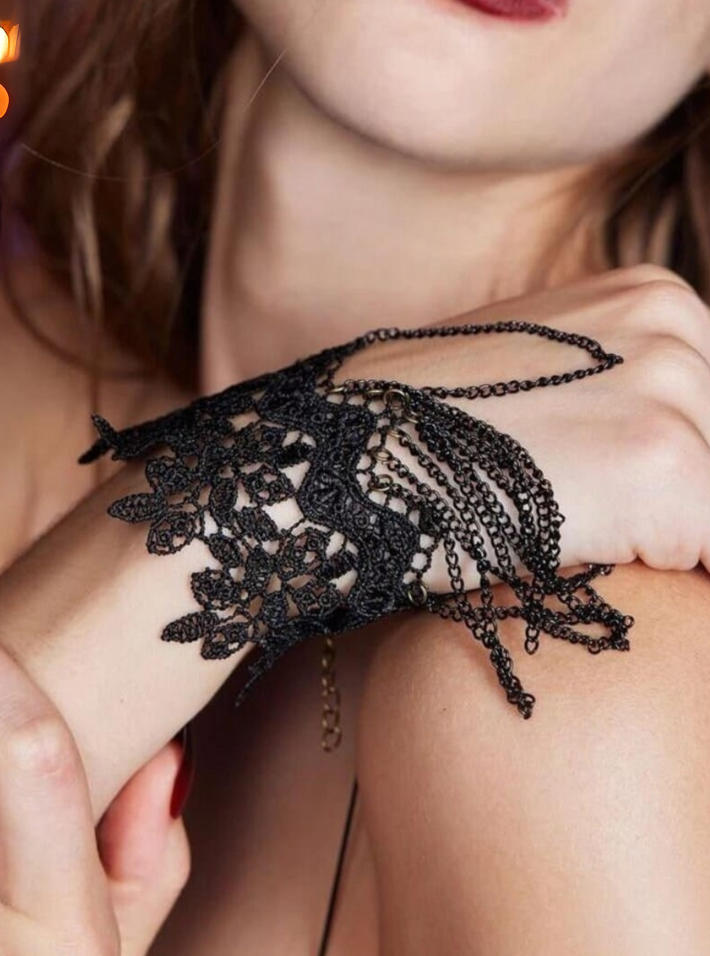 Goth Chain Tassel Bracelet - Give Off That Gothic Vintage Vibes