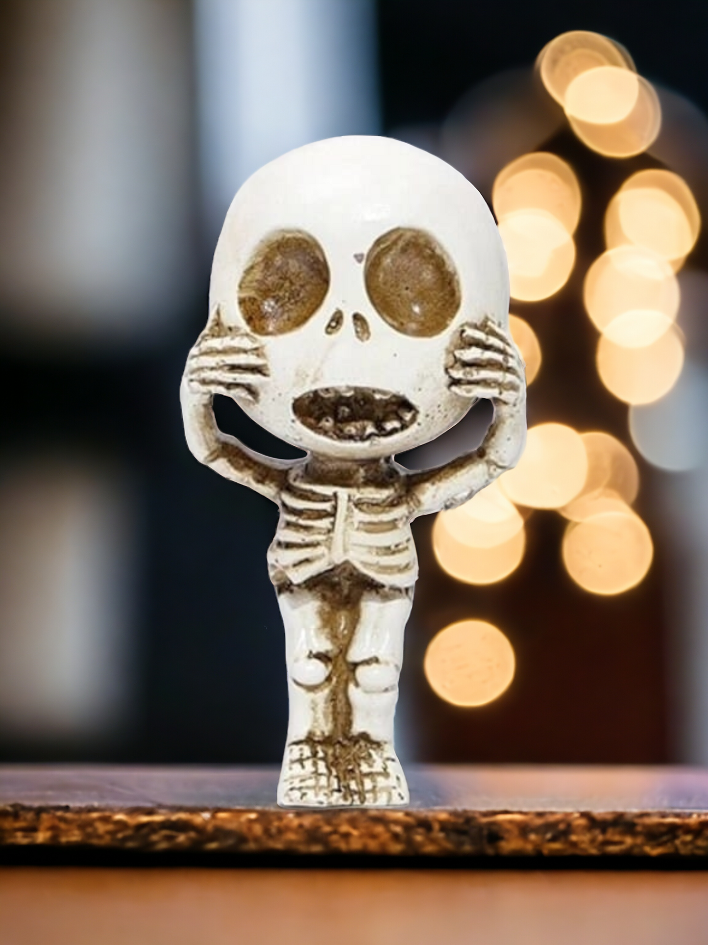 Cute Skeleton Shaped Decoration - Unique Piece For Enthusiasts Of Alternative Fashion And Décor