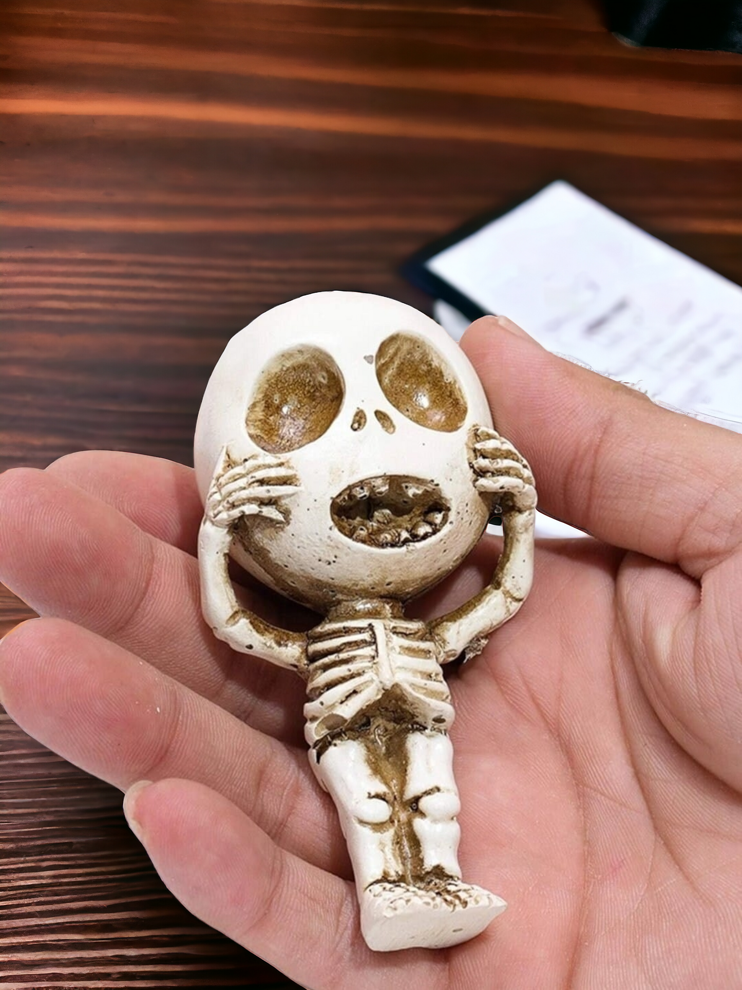 Cute Skeleton Shaped Decoration - Unique Piece For Enthusiasts Of Alternative Fashion And Décor