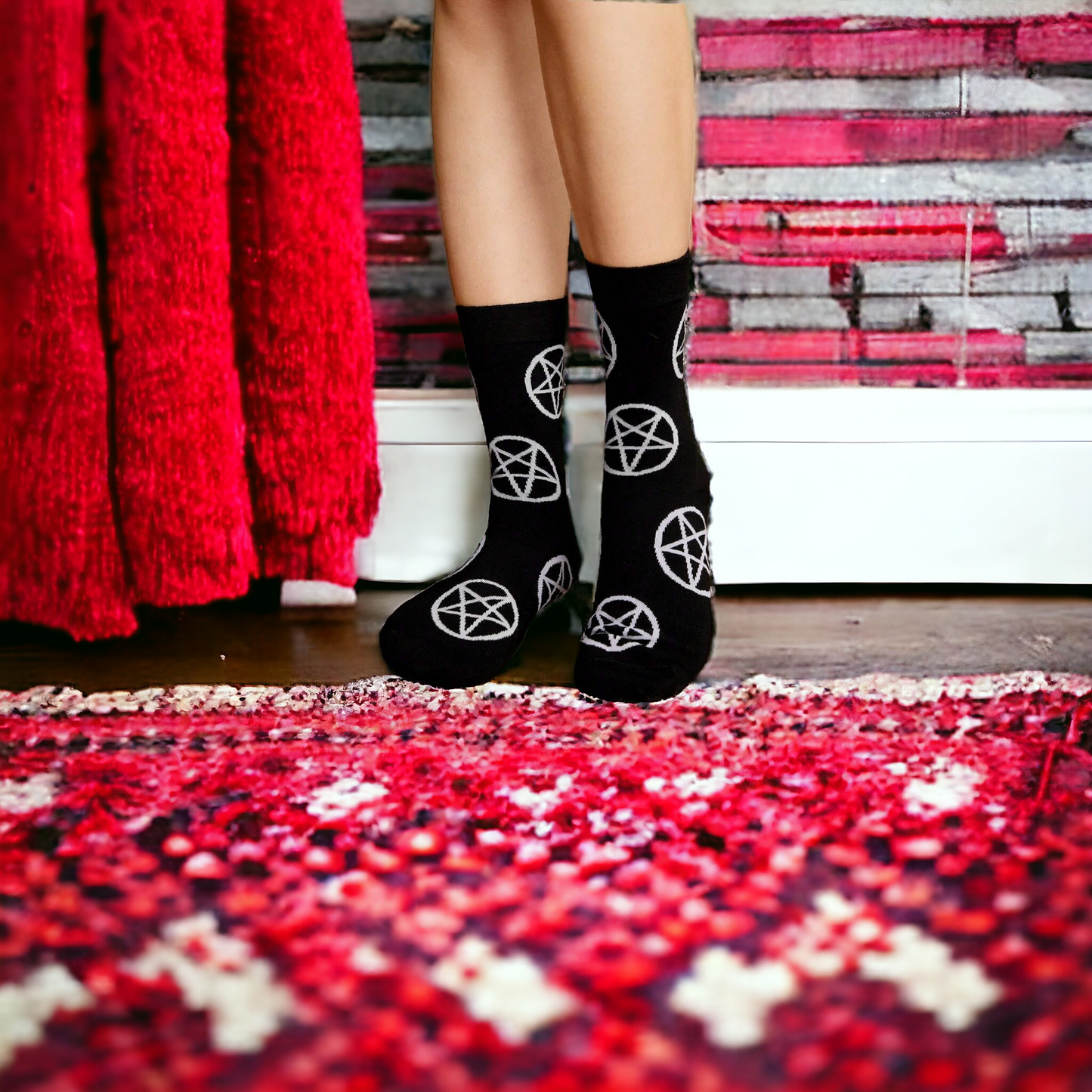 Pentagram Socks - Mystical And Gothic