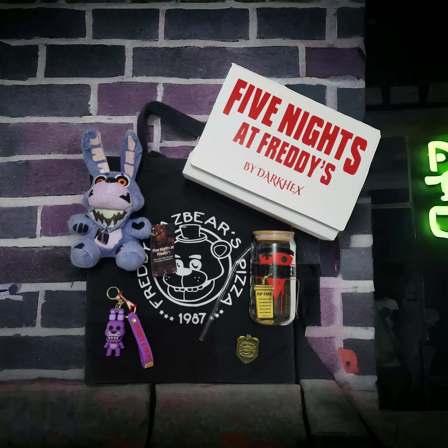 FNAF Bonnie Inspired Gift Box – The Ultimate Five Nights at Freddy’s Fan Set