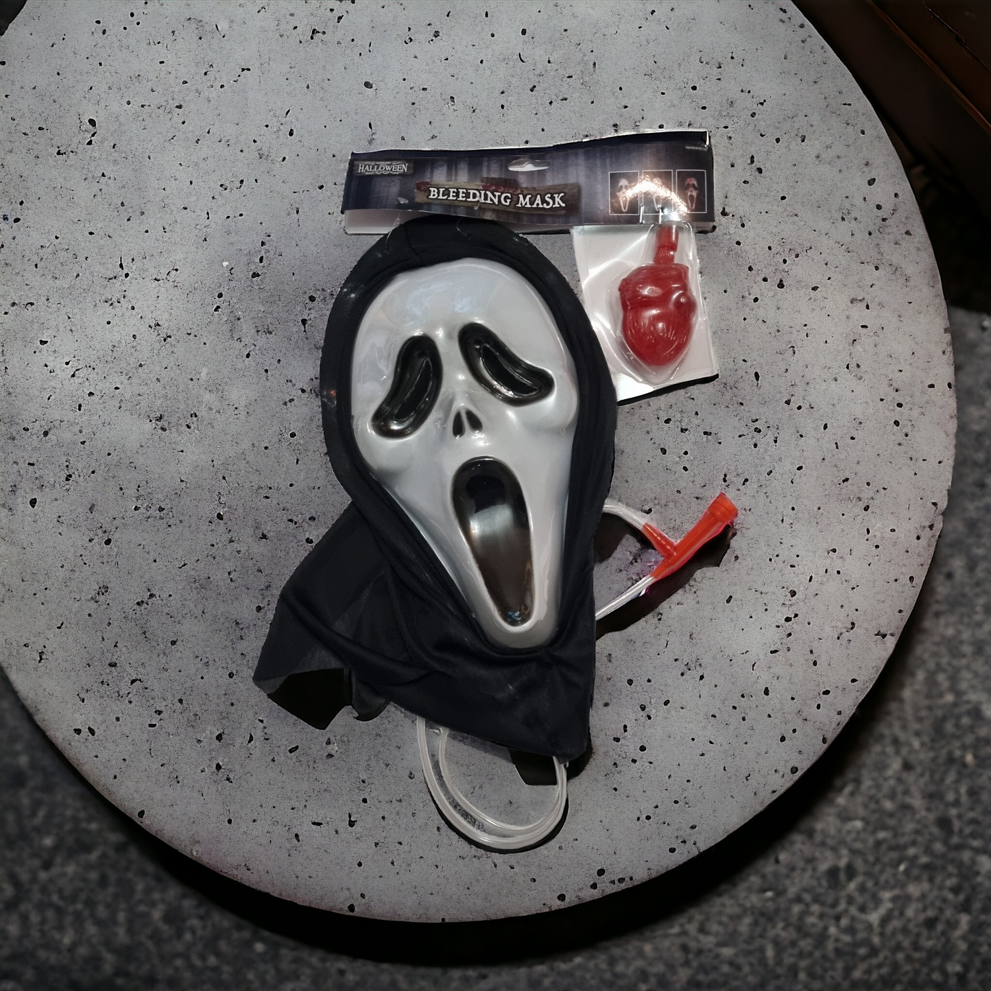 Ghost Fake Bleeding Horror Halloween Mask – Terrify in True Horror Style