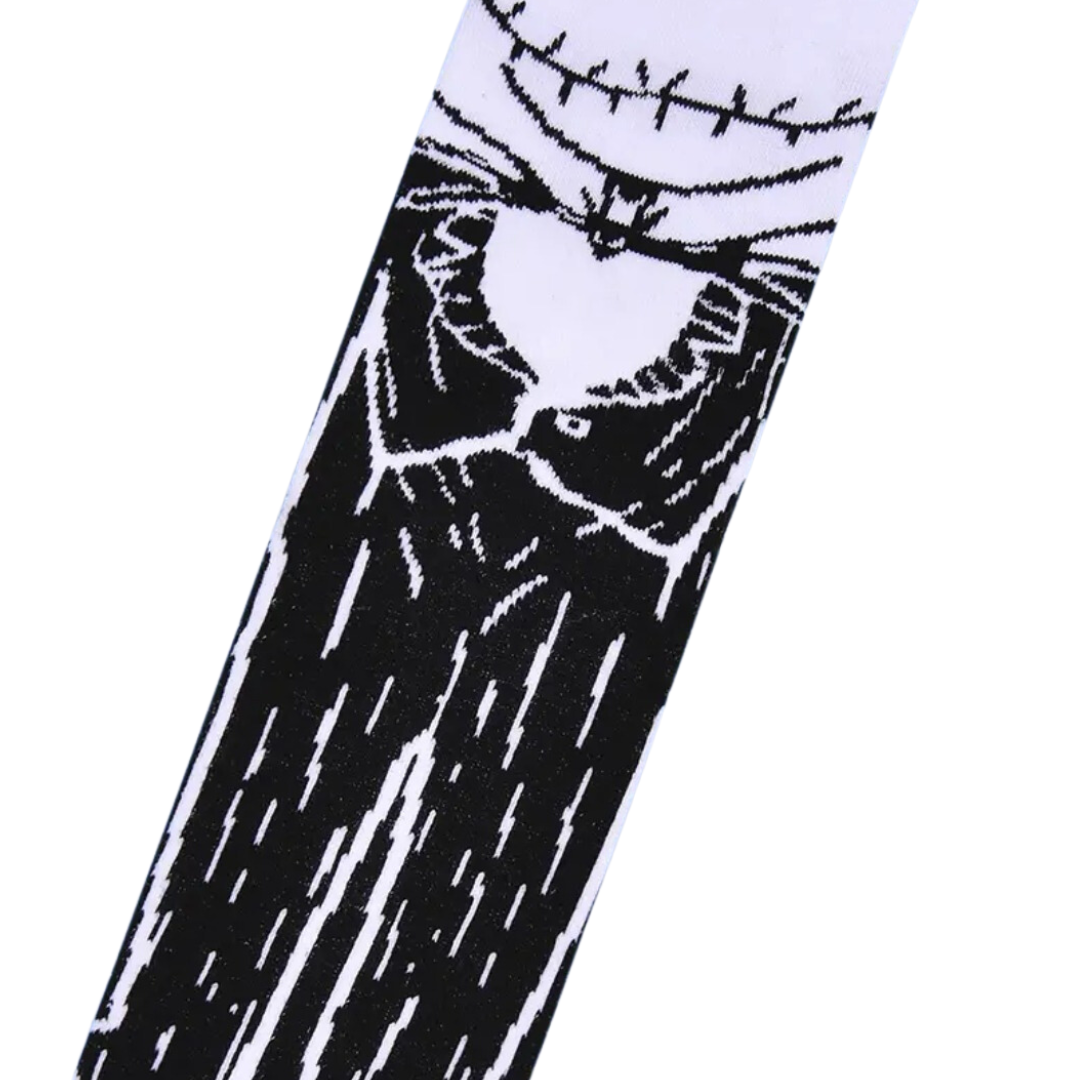 Jack Skellington Inspired Sock - Add A Spooky Touch To Your Outfit