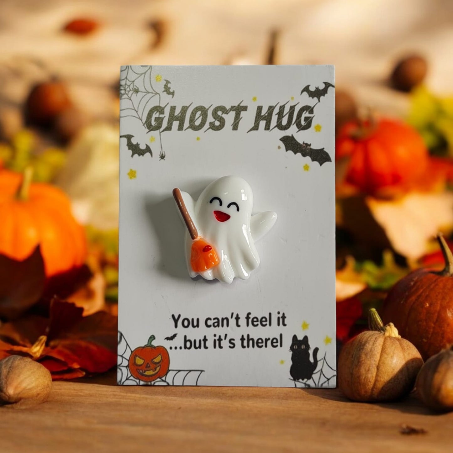 Ghost hug Halloween boo
basket paranormal
