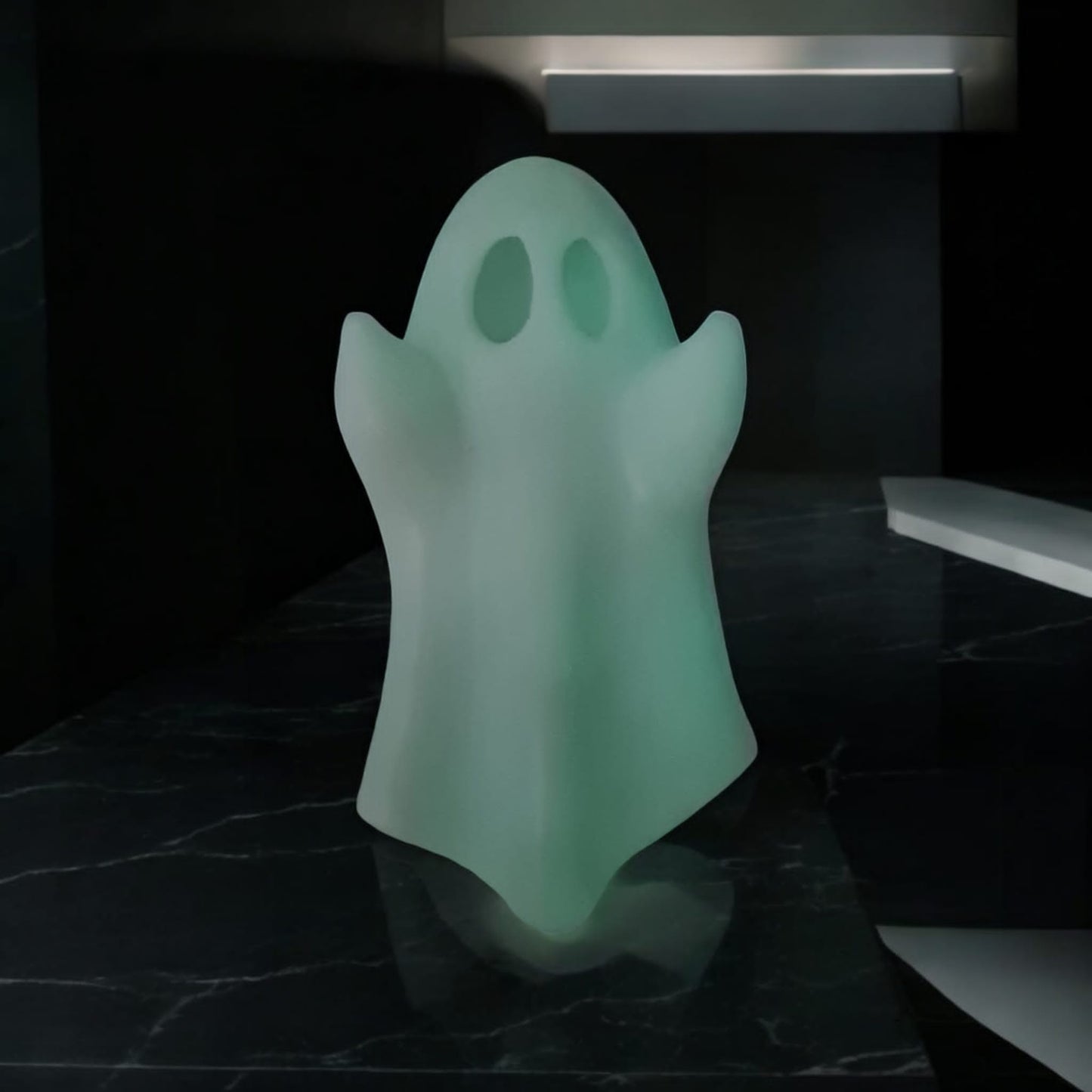 glow in the dark Ghost ornament Halloween boo basket paranormal