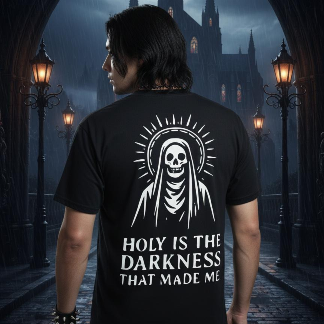 gothic skeleton tee darkness