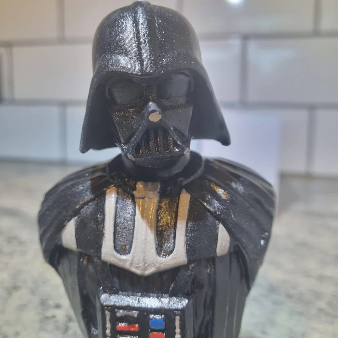 Handmade Darth Vader-Inspired Pillar Candle - Embrace The Dark Side Of Home Décor