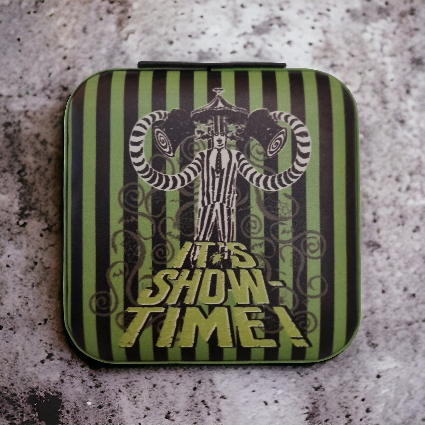 Beetlejuice Themed Mini Travel Jewellery Box