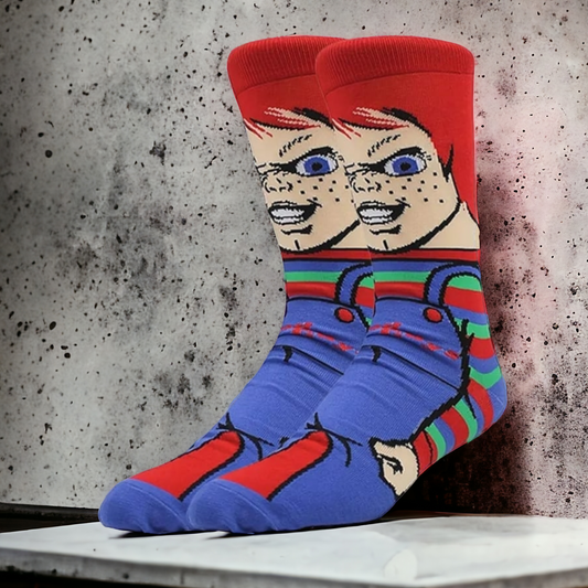 Chucky Inspired Socks