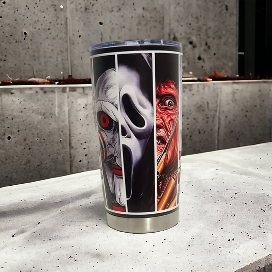 Horror Movie Character 20oz Stainless Steel Tumbler