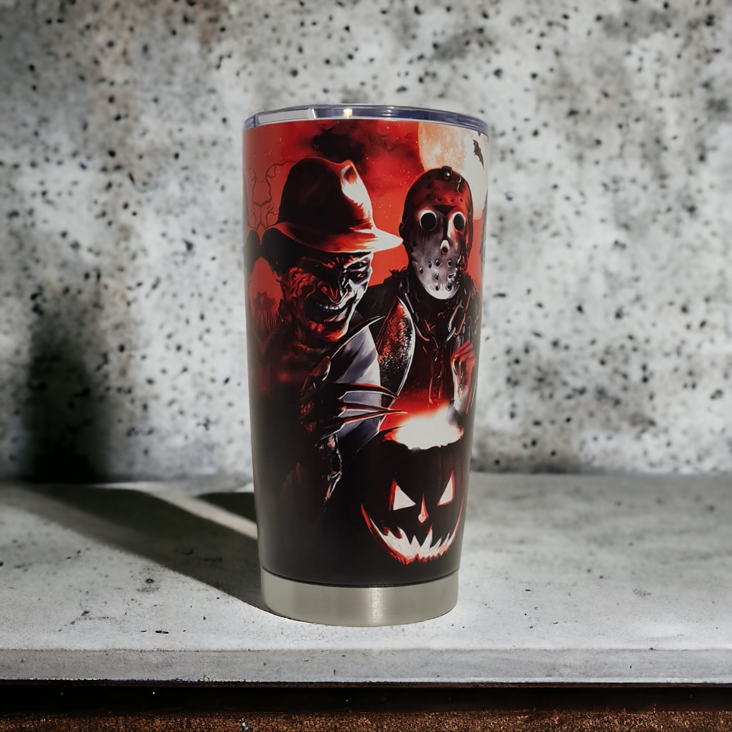 Horror Slasher Movie Character 20oz Stainless Steel Tumbler