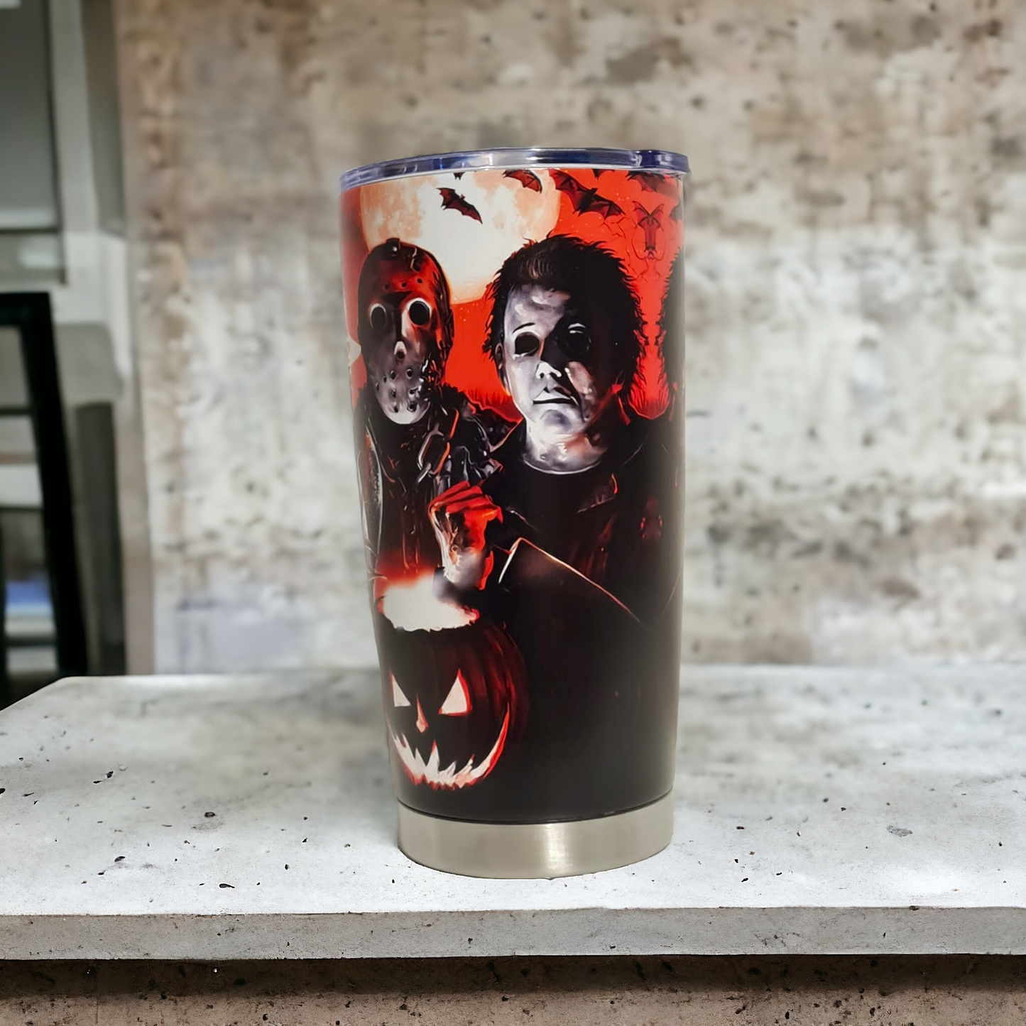 Horror Slasher Movie Character 20oz Stainless Steel Tumbler