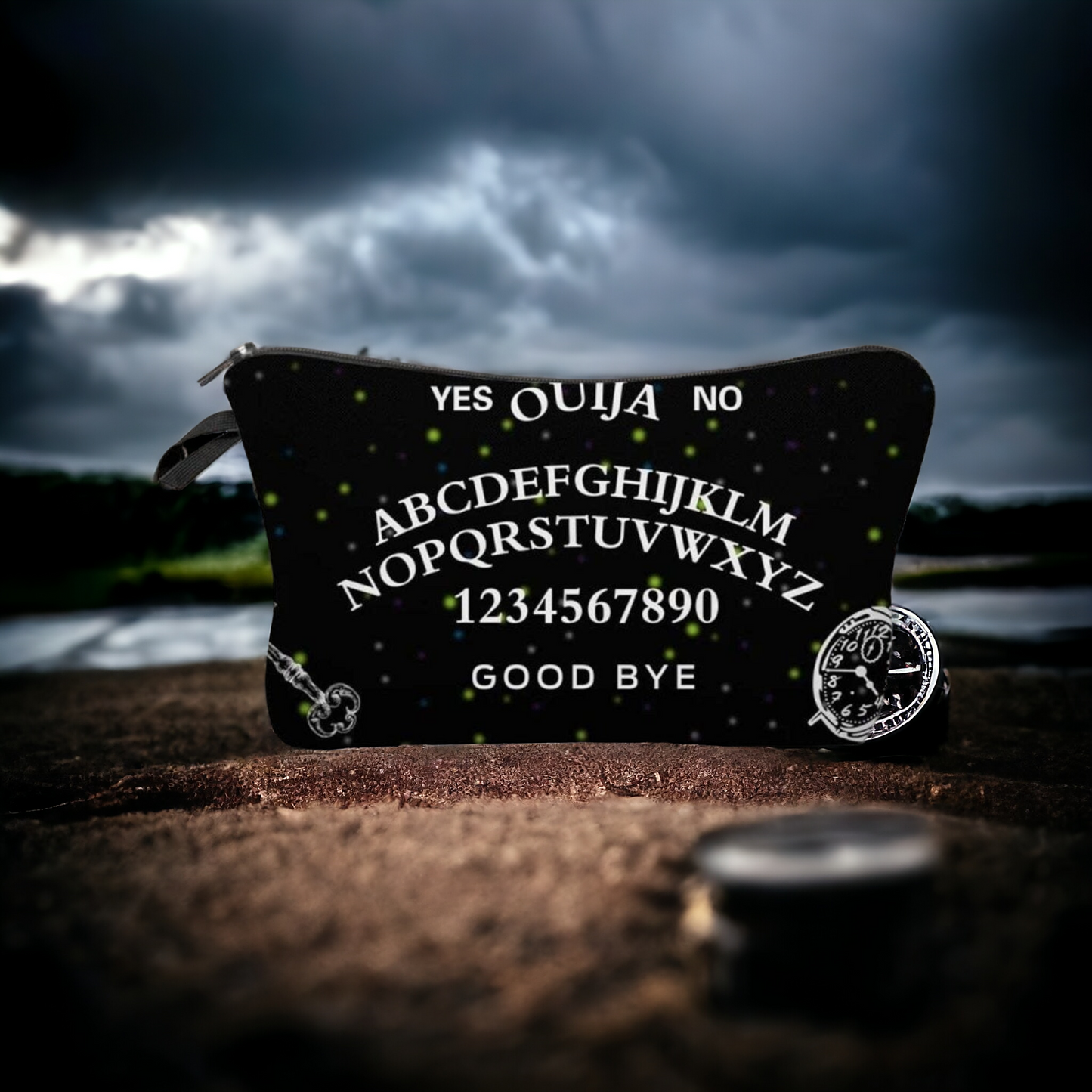 Ouija Bag Zip-Up Makeup/Pencil Case