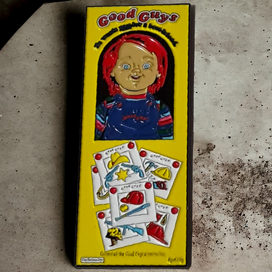 Chucky Good Guys Badge Childs Play Metal & Enamel Pin Badge