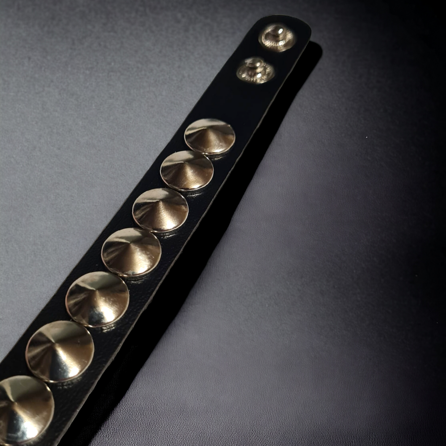 Studded Button Cuff Bracelet