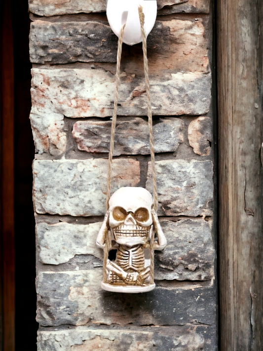 Small Hanging Skeleton Skull