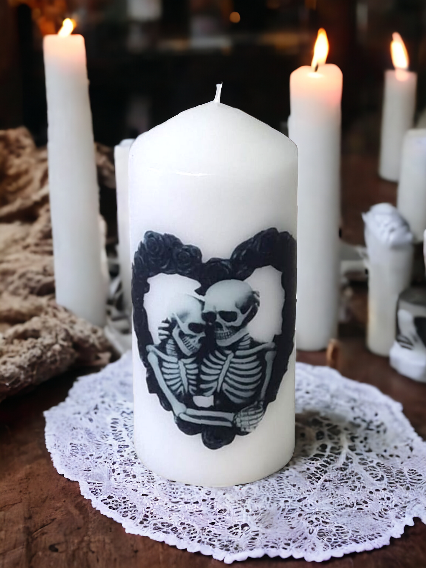 The Alternative Gothic Pillar Candles