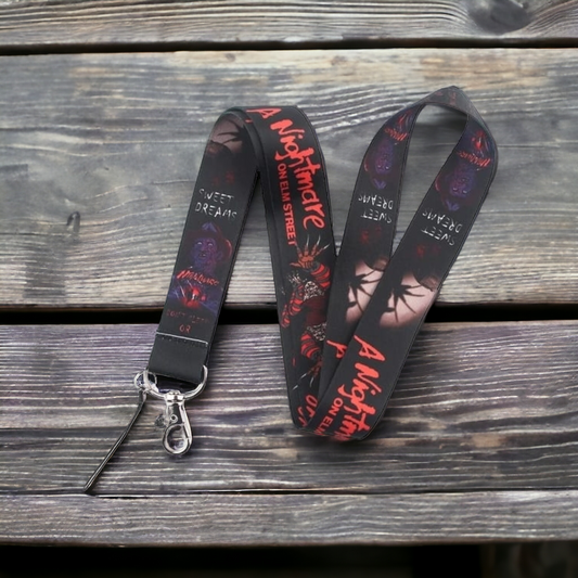 A Nightmare On Elm Street Freddy Kruger Lanyard