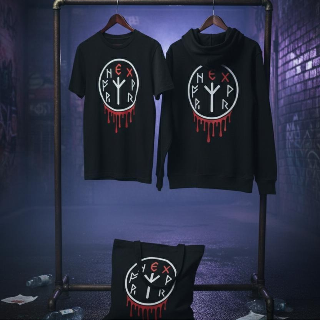 Hexmark Sigil — Tri-Ritual Trinity Set (The Relic · The Sigil · The Vessel) gothic and alternative clohing