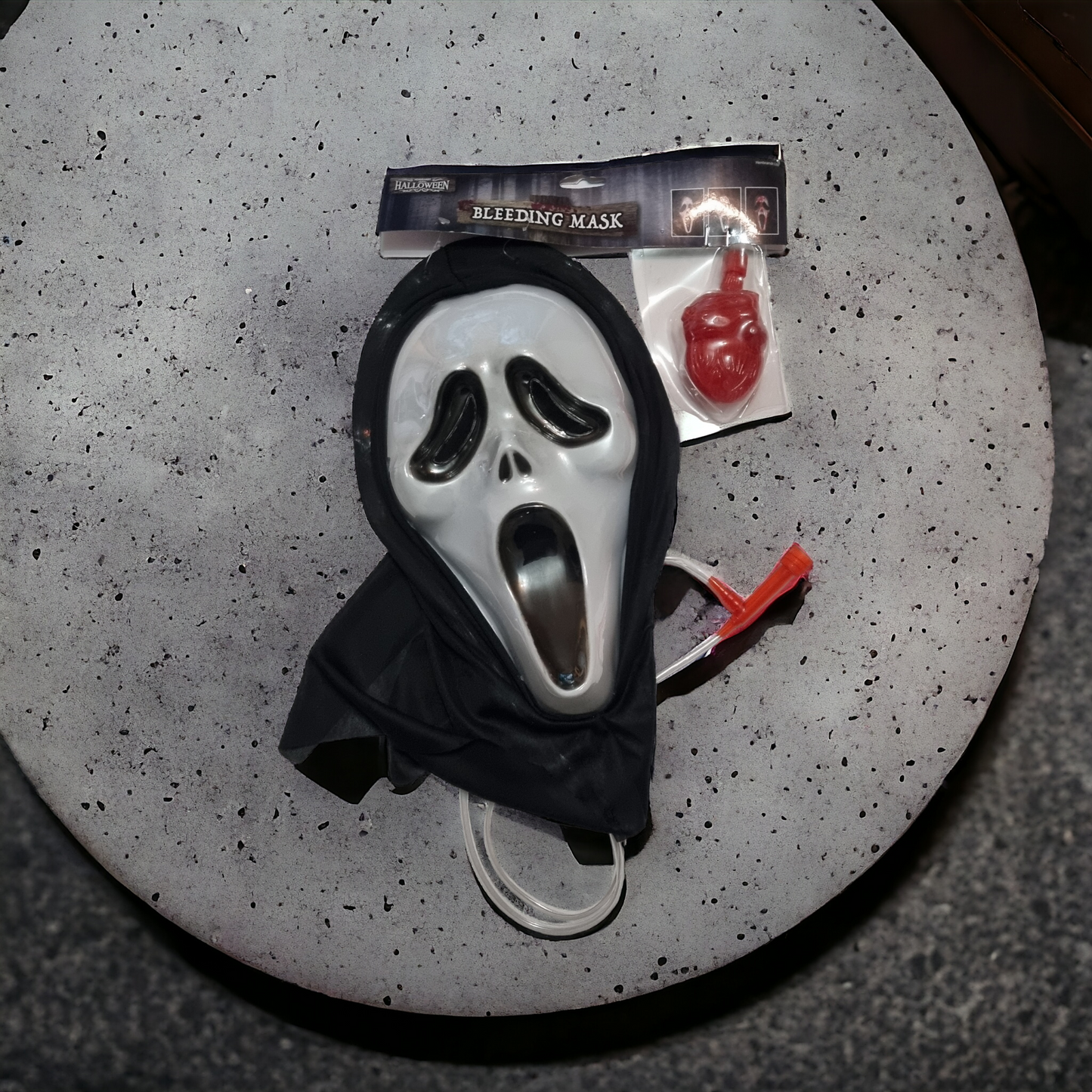 Ghostface Fake Bleeding Horror Halloween Mask