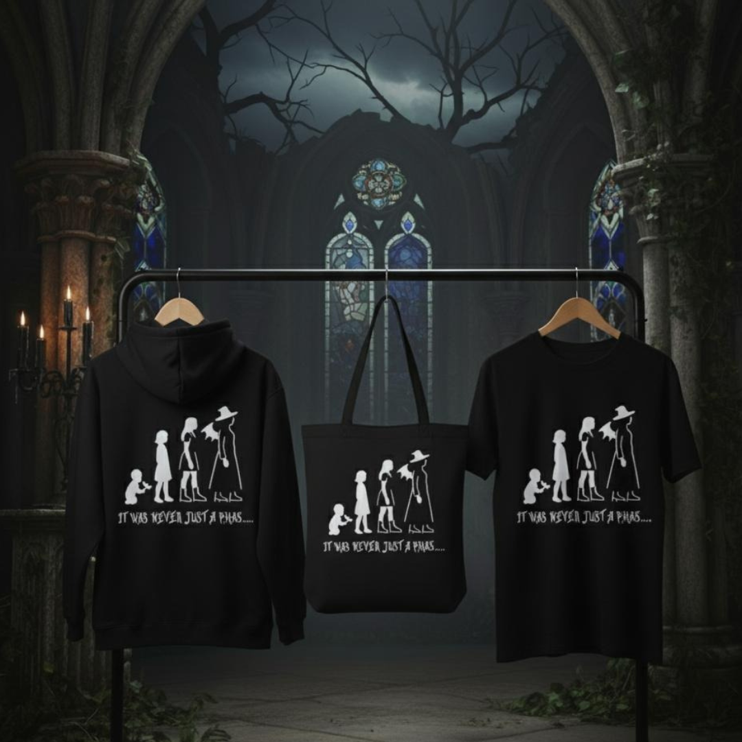 Rite of Becoming — Tri-Ritual Trinity Set (The Relic · The Sigil · The Vessel) gothic and alternative streetwear