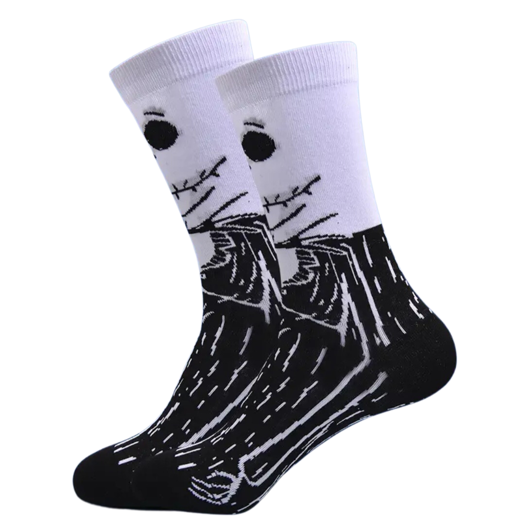 Jack Skellington Inspired Socks