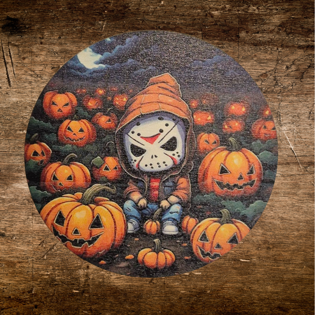 baby cute wooden coaster jason
